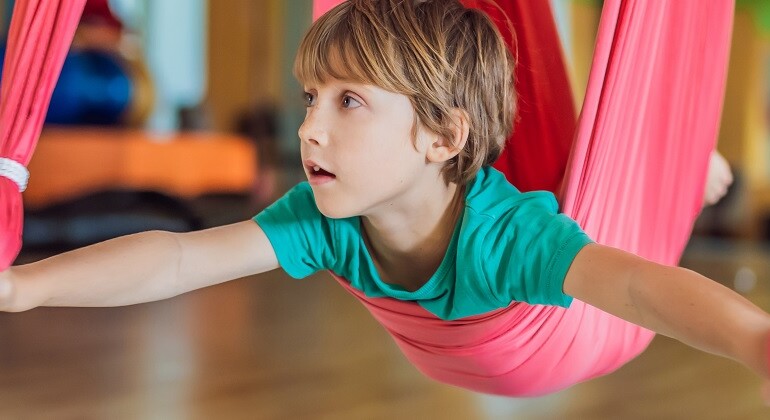 Aerial Yoga For Kids